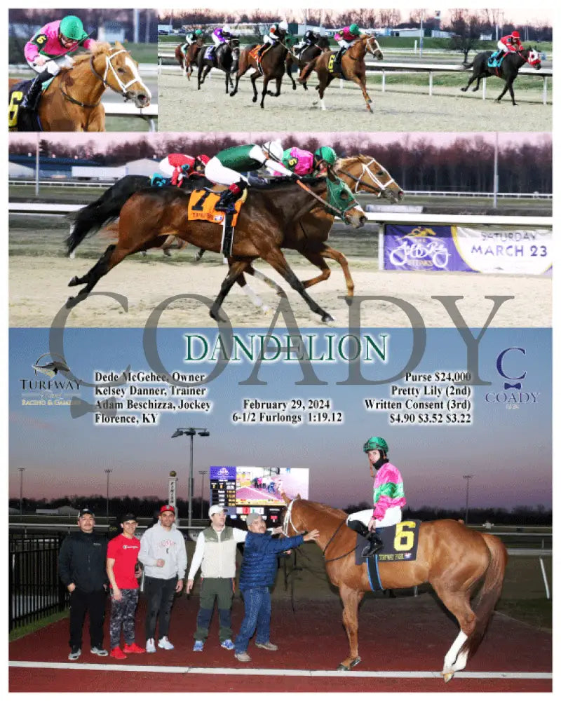 Dandelion - 02-29-24 R02 Tp Turfway Park