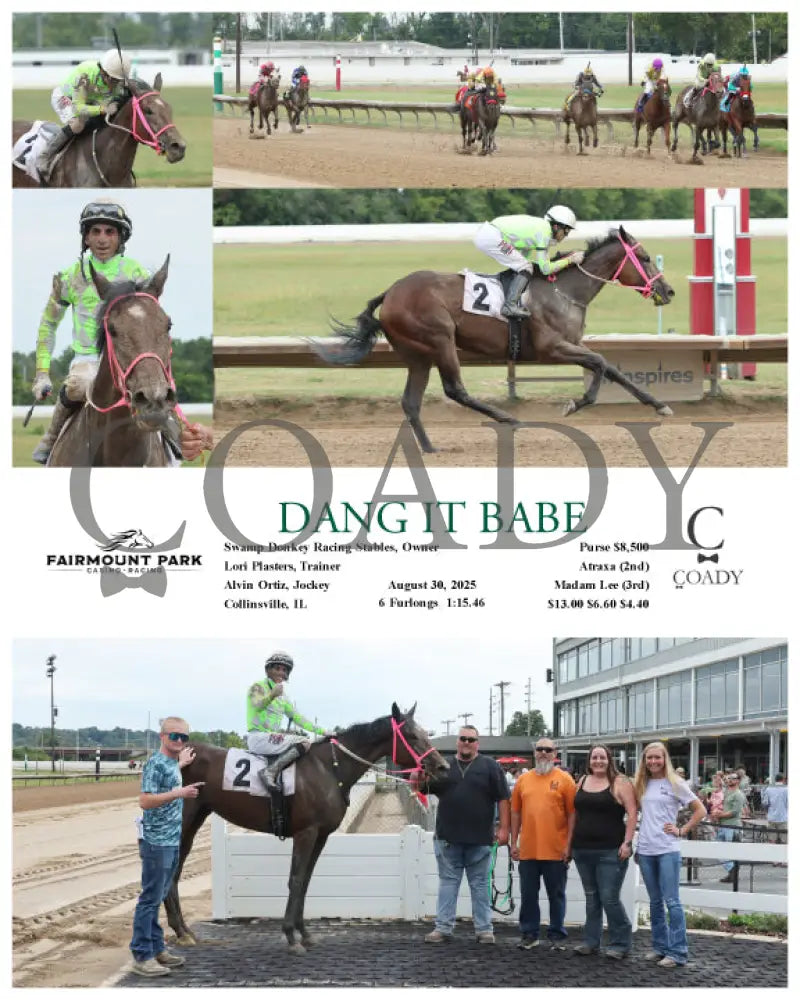 DANG IT BABE 08 30 25 R01 FP Fanduel Sportsbook Horse Racing