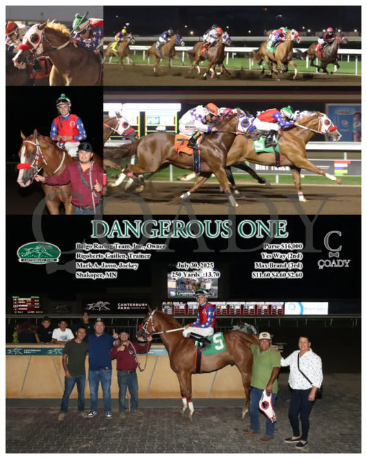 DANGEROUS ONE - 07-30-25 - R09 - CBY Canterbury Park