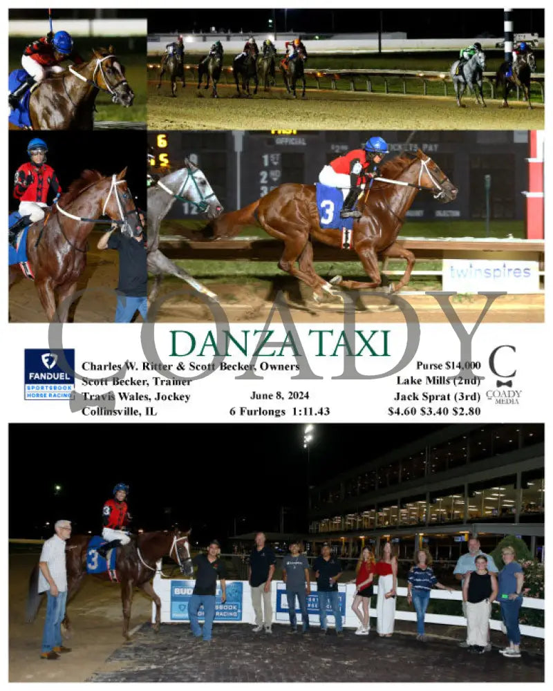 Danza Taxi - 06-08-24 R06 Fan Fanduel Sportsbook Horse Racing