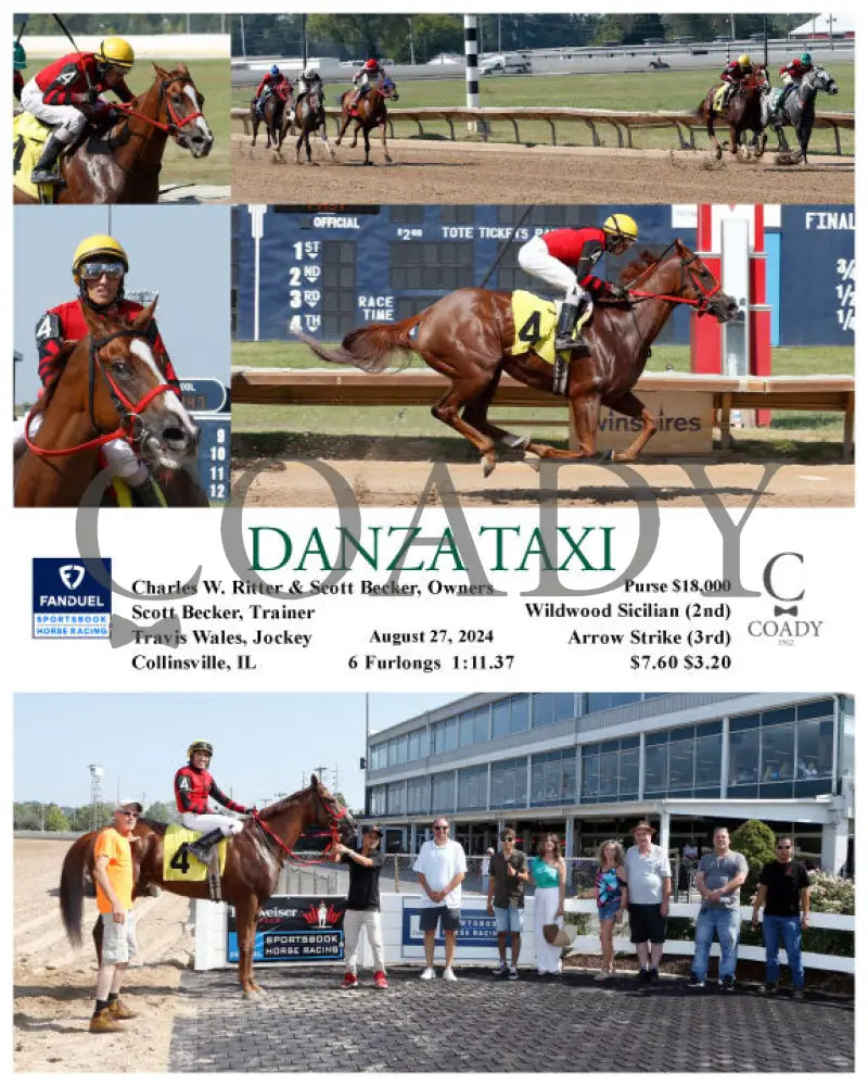 Danza Taxi - 08-27-24 R06 Fan Fanduel Sportsbook Horse Racing