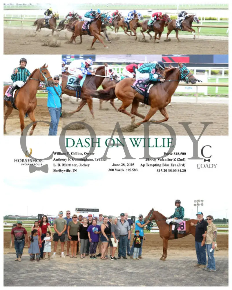 DASH ON WILLIE - 06-28-25 - R12 - IND Indiana Grand