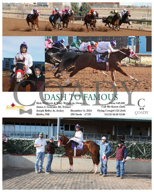 Dash To Famous - 12-11-24 R05 Zia Zia Park
