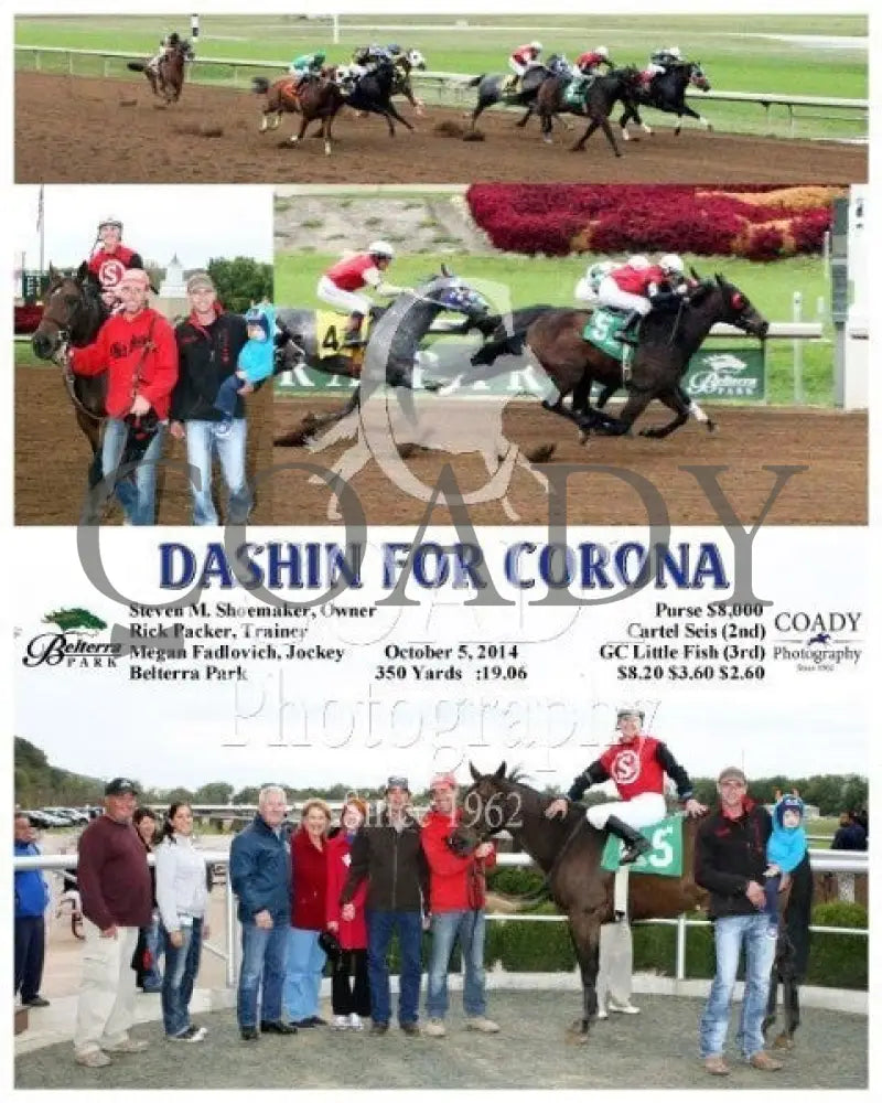 Dashin For Corona - 100514 Race 09 Btp Belterra Park