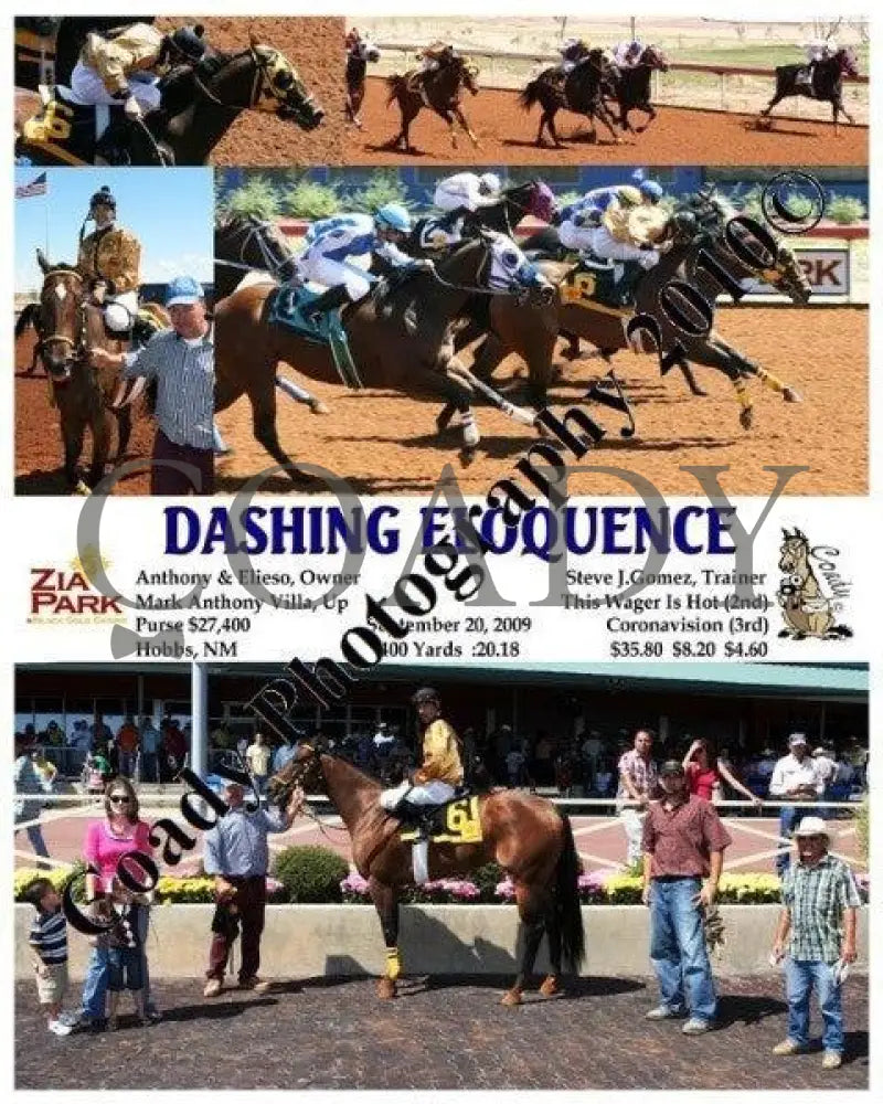 Dashing Eloquence - 9 20 2009 Zia Park