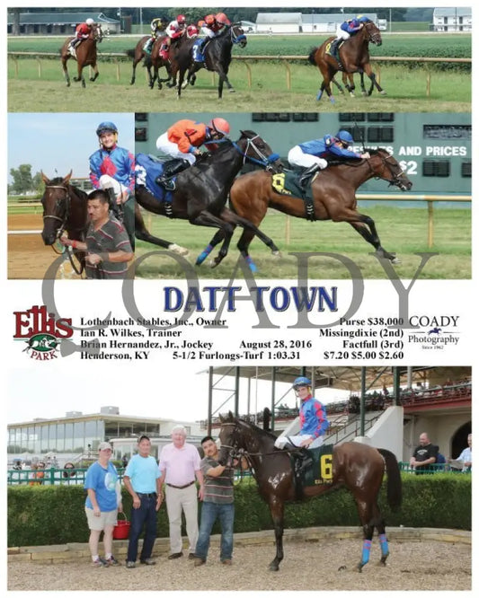 Datt Town - 082816 Race 08 Elp Ellis Park