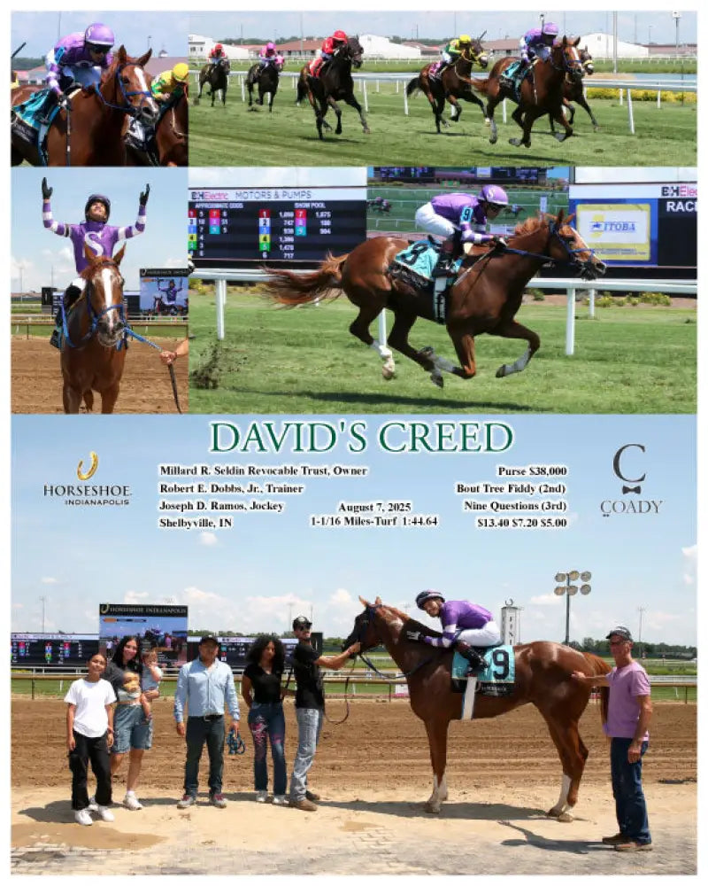DAVID’S CREED - 08-07-25 - R01 - IND Indiana Grand