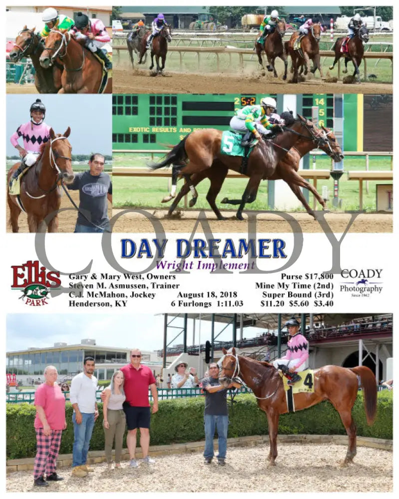 DAY DREAMER - 081818 - Race 02 - ELP - Coady Media - Kurtis Coady Photography