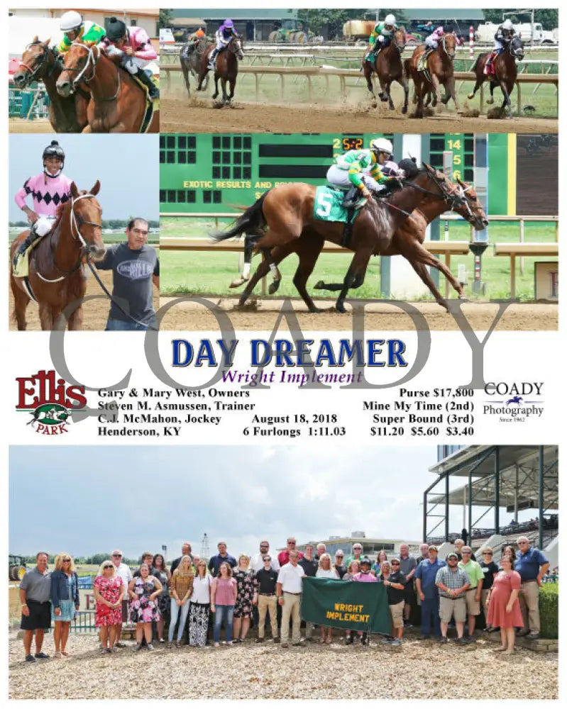 DAY DREAMER - 081818 - Race 02 - ELP - G - Coady Media - Kurtis Coady Photography