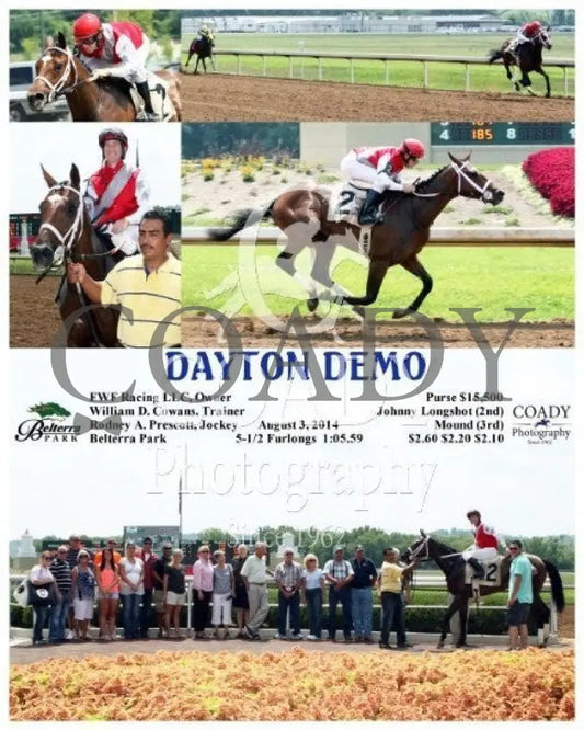 Dayton Demo - 080314 Race 01 Btp Belterra Park
