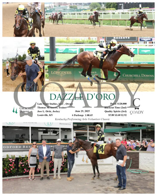 DAZZLE D’ORO - 062925 - Race 04 - CD Churchill Downs