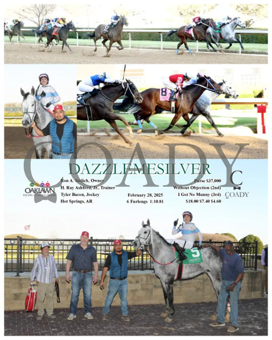 DAZZLEMESILVER - 02-28-25 - R08 - OP Oaklawn Park