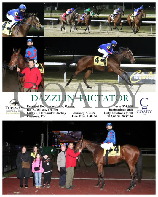 Dazzlin’ Dictator - 01-05-24 R04 Tp Turfway Park