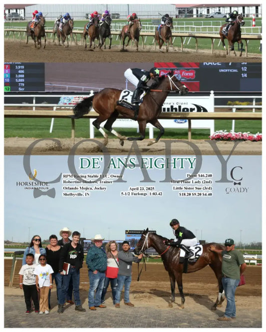 DE’ ANS EIGHTY - 04-23-25 - R07 - IND Indiana Grand