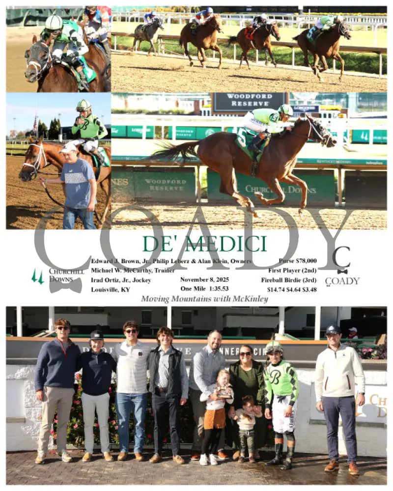 DE’ MEDICI - 11-08-25 - R04 - CD - Group Churchill Downs