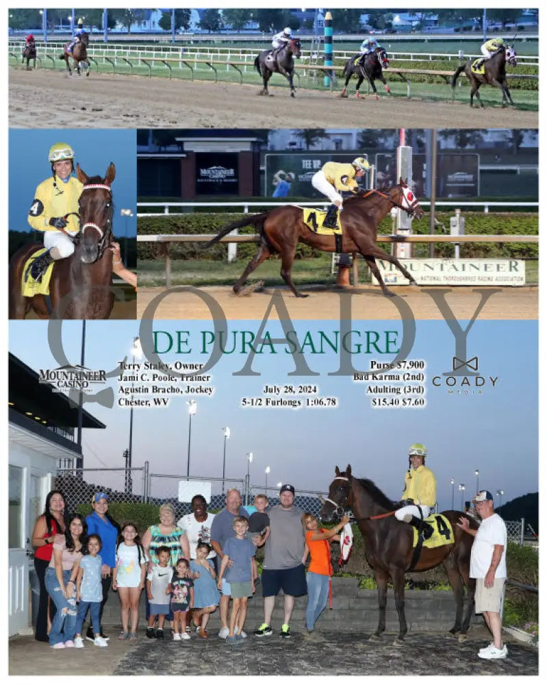 De Pura Sangre - 07-28-24 R05 Mnr Mountaineer Park