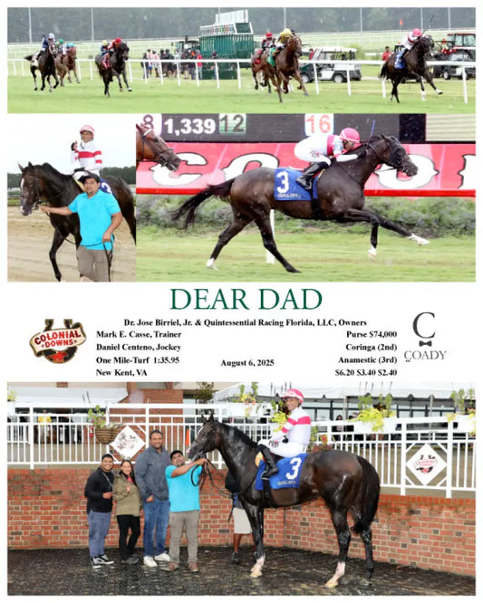 DEAR DAD - 08-06-25 - R08 - CNL Colonial Downs