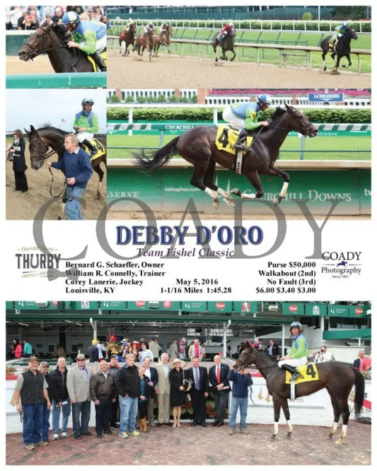 Debby D’oro - 050516 Race 09 Cd Churchill Downs