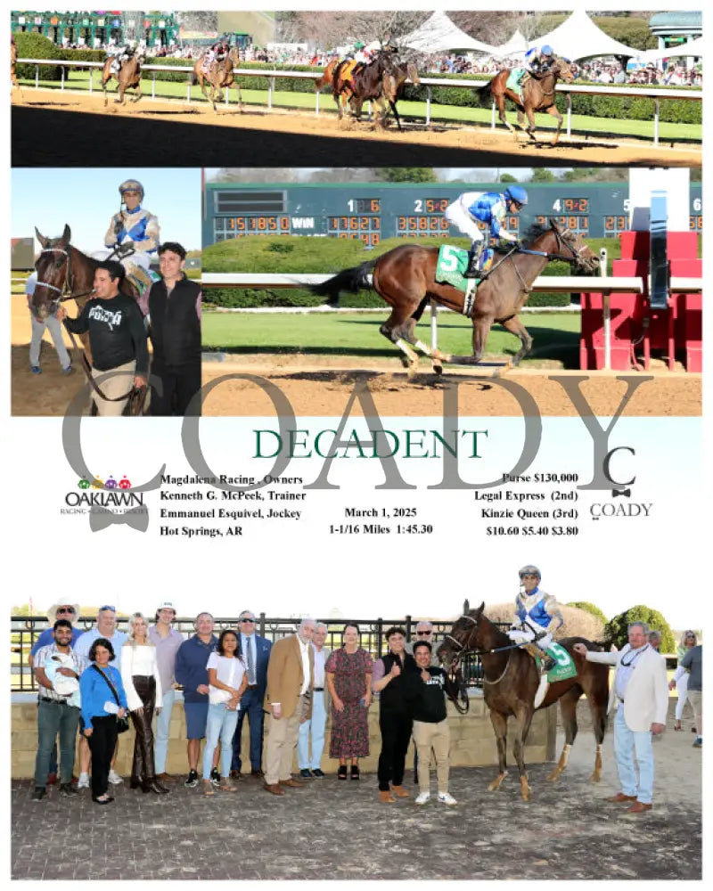 DECADENT - 03-01-25 - R07 - OP Oaklawn Park