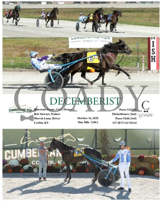 DECEMBERIST - 101425 - Race 09 - CMR Presque Isle Downs