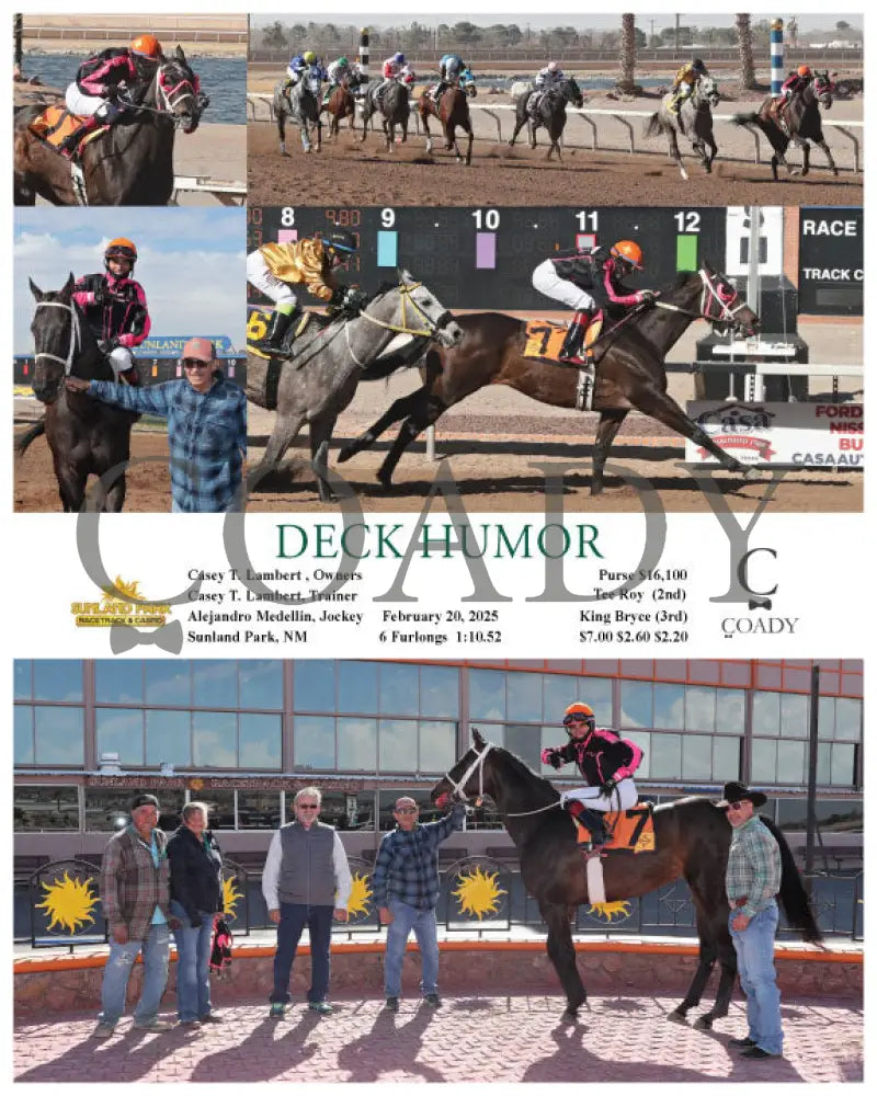 DECK HUMOR - 02-20-25 - R06 - SUN Turfway Park