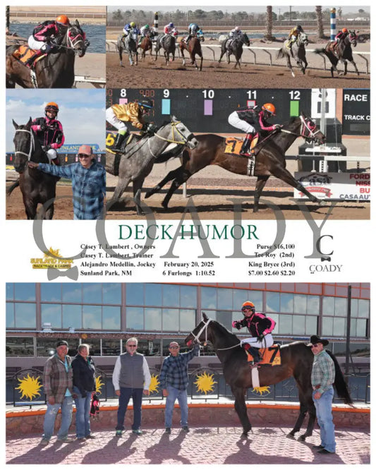 DECK HUMOR - 02-20-25 - R06 - SUN Turfway Park