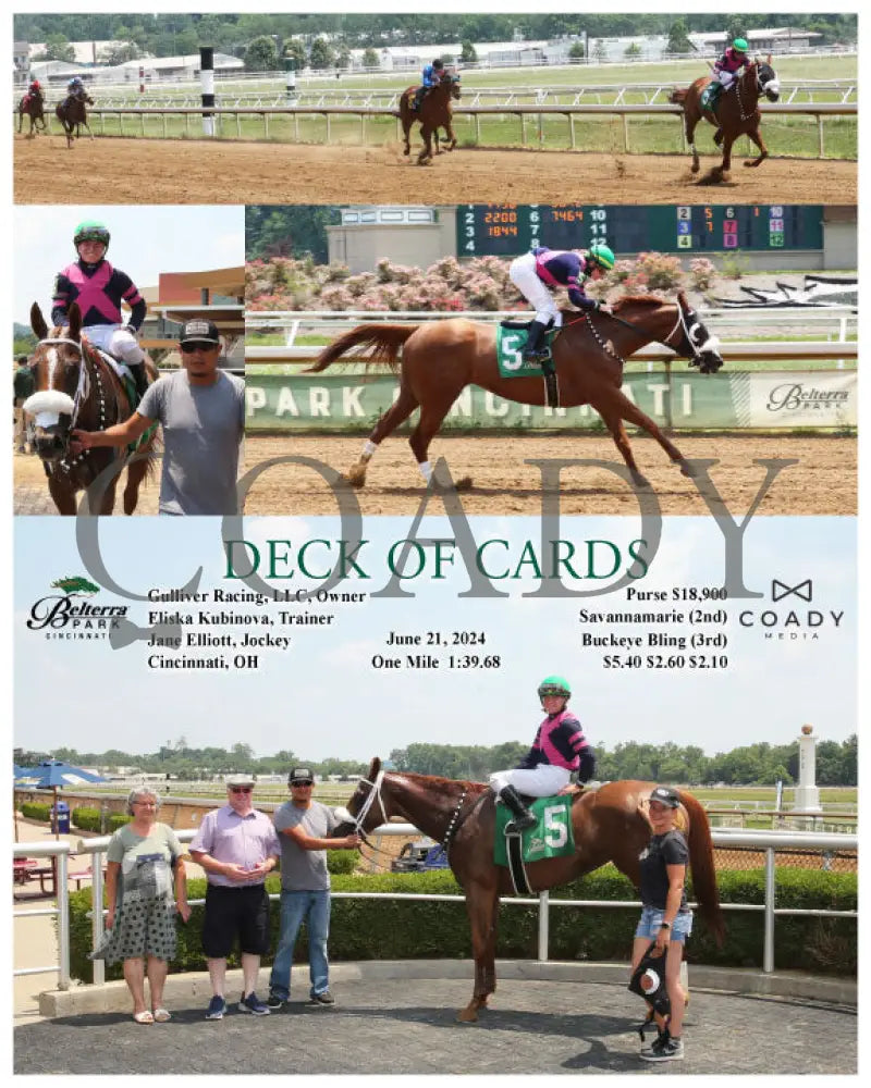 Deck Of Cards - 06-21-24 R07 Btp Belterra Park