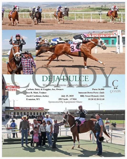 DEJA DULCE - Wyoming Downs Futurity Trials - 07-25-25 - R04 - WYO Wyoming Downs