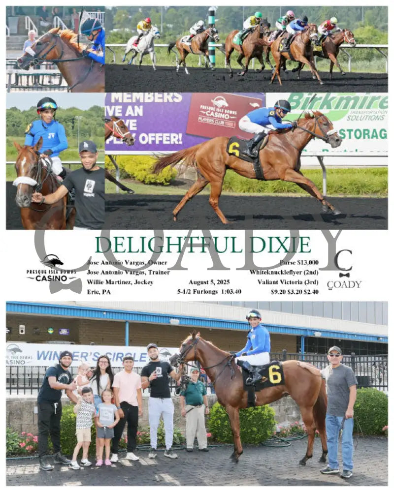 DELIGHTFUL DIXIE - 08-05-25 - R05 - PID Presque Isle Downs