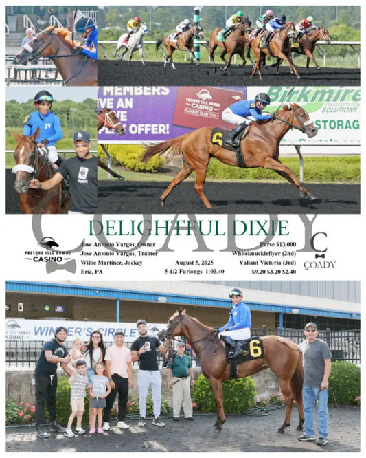 DELIGHTFUL DIXIE - 08-05-25 - R05 - PID Presque Isle Downs