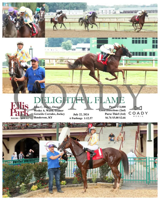 Delightful Flame - 072224 Race 02 Elp Ellis Park