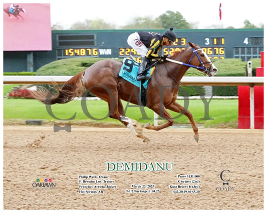 DEMIDANU - 03-23-25 - R08 - OP - Action 01 Oaklawn Park