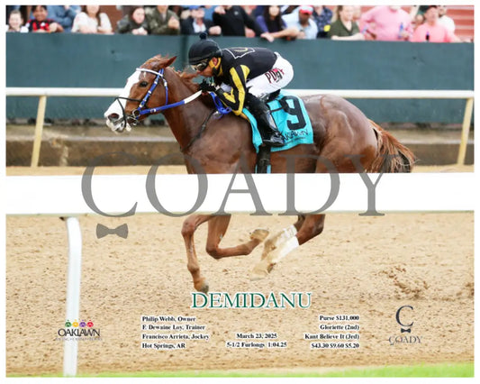 DEMIDANU - 03-23-25 - R08 - OP - Action 02 Oaklawn Park