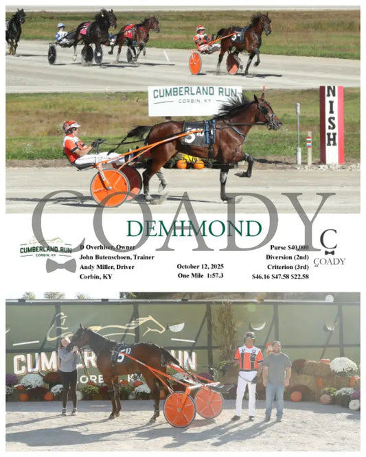 DEMIMOND - 10-12-25 - R10 - CMR Presque Isle Downs