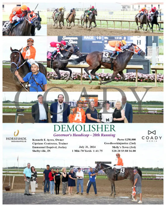 Demolisher - Governor’s Handicap 20Th Running 07-31-24 R10 Ind Indiana Grand