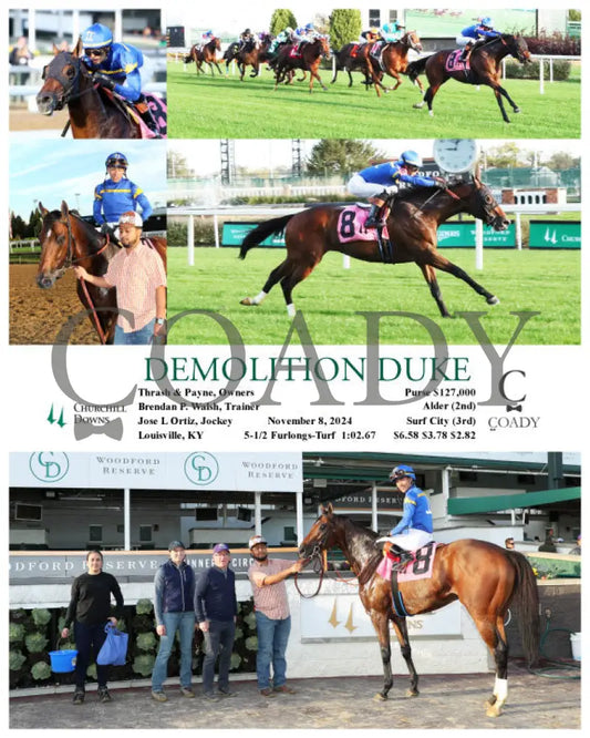 Demolition Duke - 110824 Race 08 Cd Churchill Downs