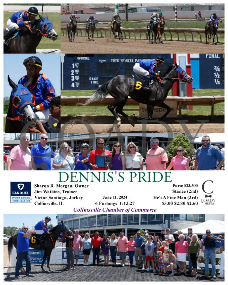 Dennis’s Pride - 06-11-24 R02 Fan Fanduel Sportsbook Horse Racing