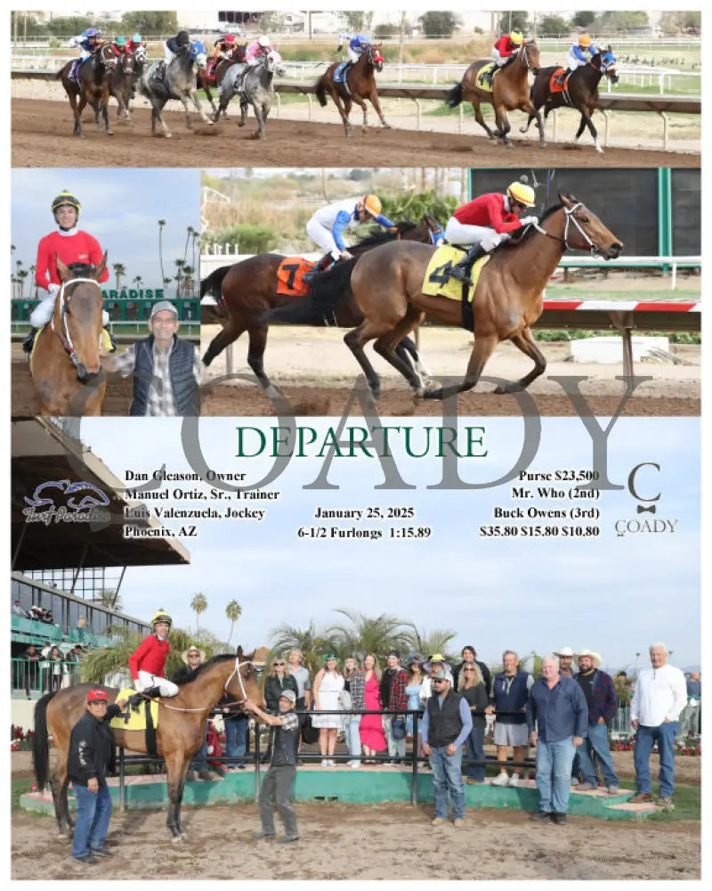 Departure - 01-25-25 R08 Tup Turf Paradise