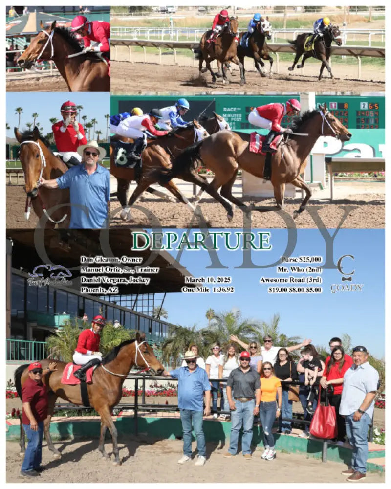 DEPARTURE - 03-10-25 - R05 - TUP Turf Paradise
