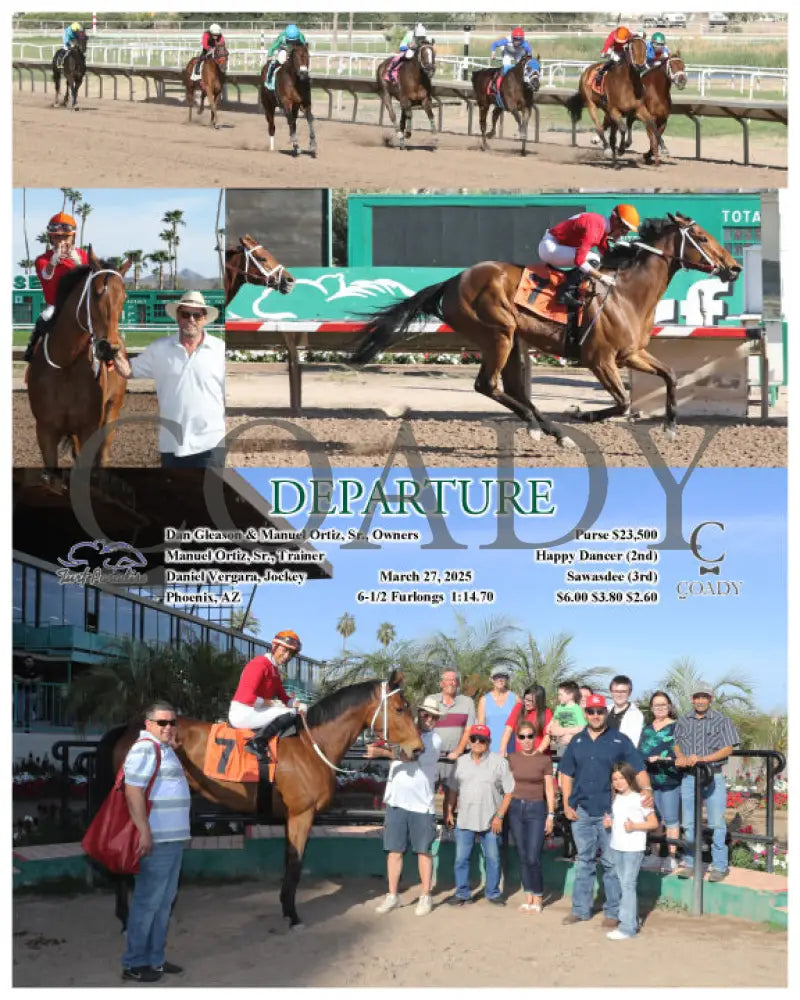 DEPARTURE - 03-27-25 - R08 - TUP Turf Paradise