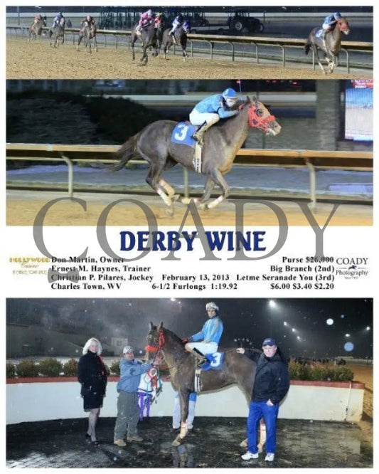 Derby Wine - 021313 Race 05 Ct Hollywood Casino At Charles Town Races