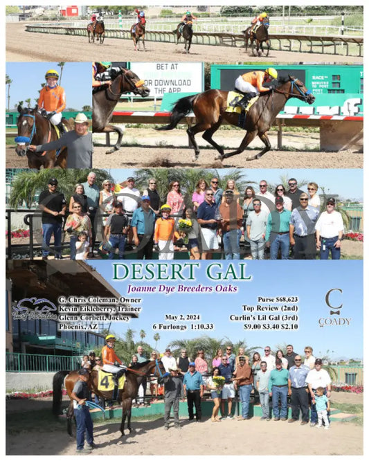 Desert Gal - Joanne Dye Breeders Oaks 05-02-24 R07 Tup Turf Paradise