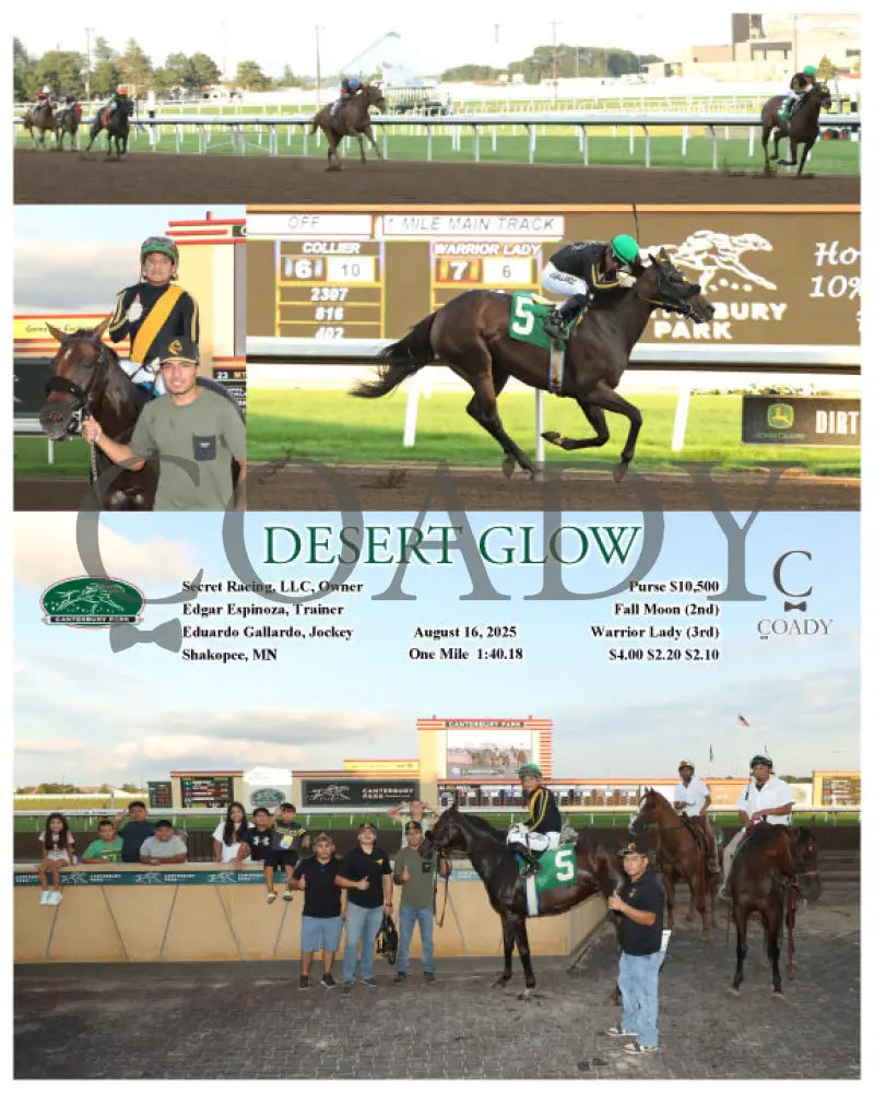 DESERT GLOW - 08-16-25 - R05 - CBY Canterbury Park