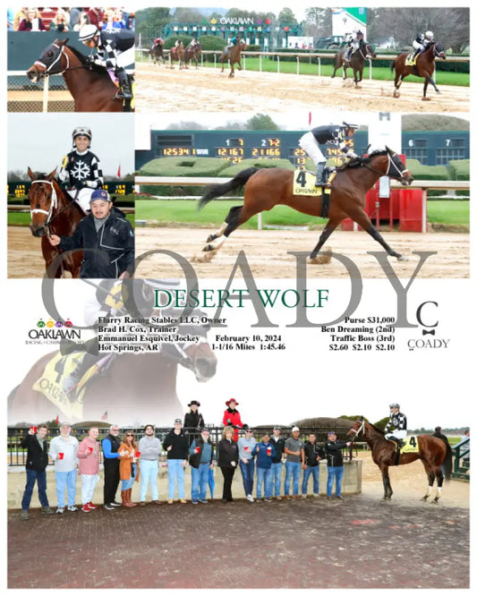 Desert Wolf - 02-10-24 R02 Op Oaklawn Park
