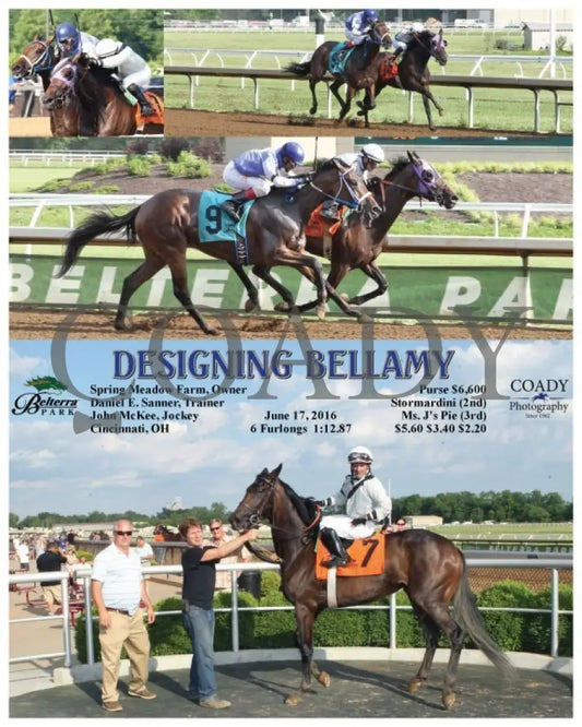 Designing Bellamy - 061716 Race 08 Btp Belterra Park