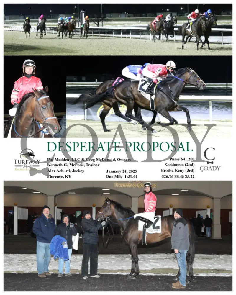 Desperate Proposal - 01-24-25 R04 Tp Turfway Park