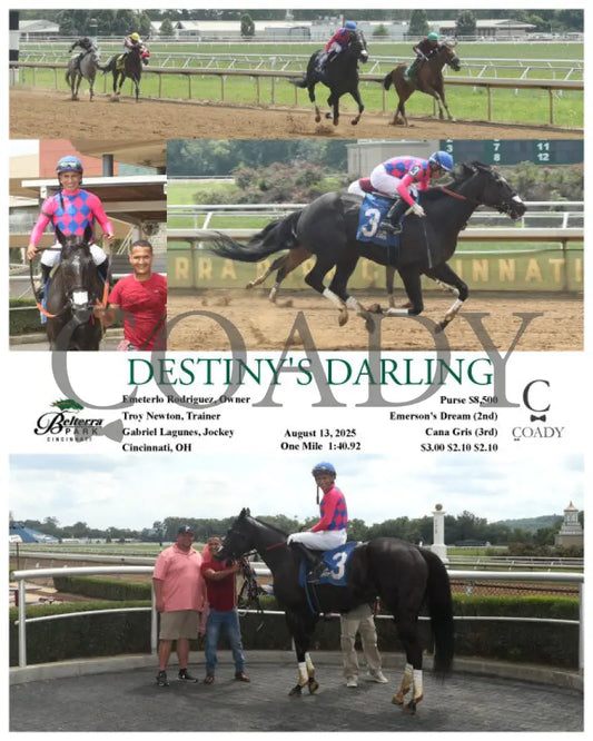 DESTINY’S DARLING - 081325 - Race 02 - BTP Indiana Grand