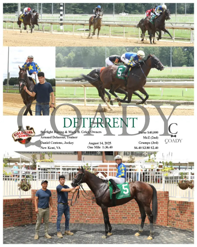 DETERRENT - 08-14-25 - R02 - CNL Colonial Downs
