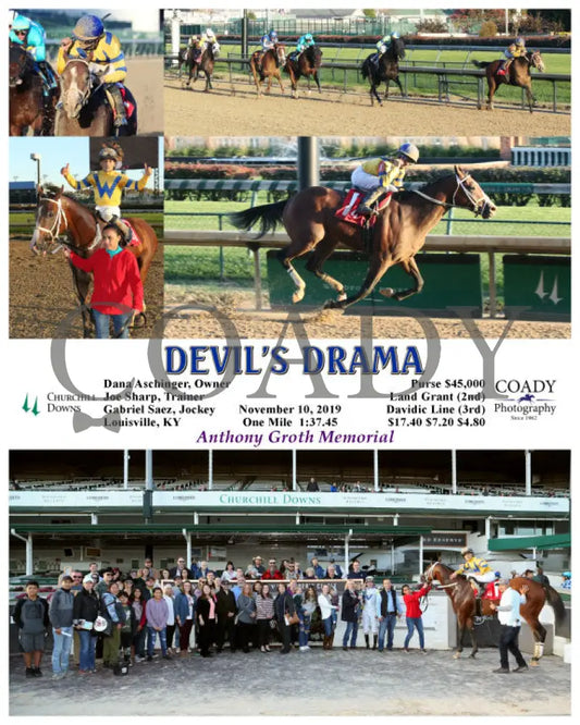Devil’s Drama - 11-10-19 R08 Cd Churchill Downs