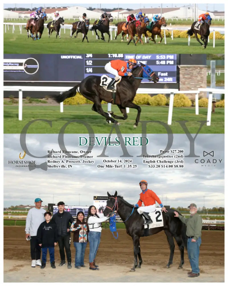 Devils Red - 10-14-24 R08 Ind Indiana Grand